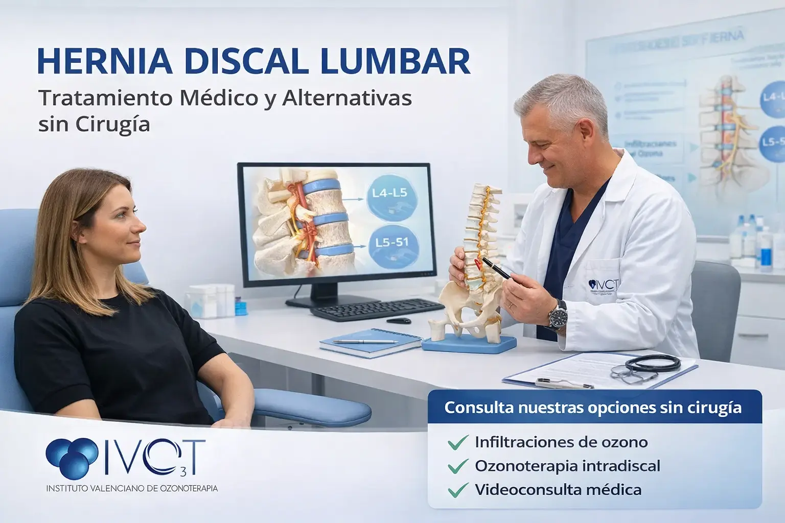 En este momento estás viendo Hernia Discal Lumbar: Tratamiento Médico y Alternativas sin Cirugía
